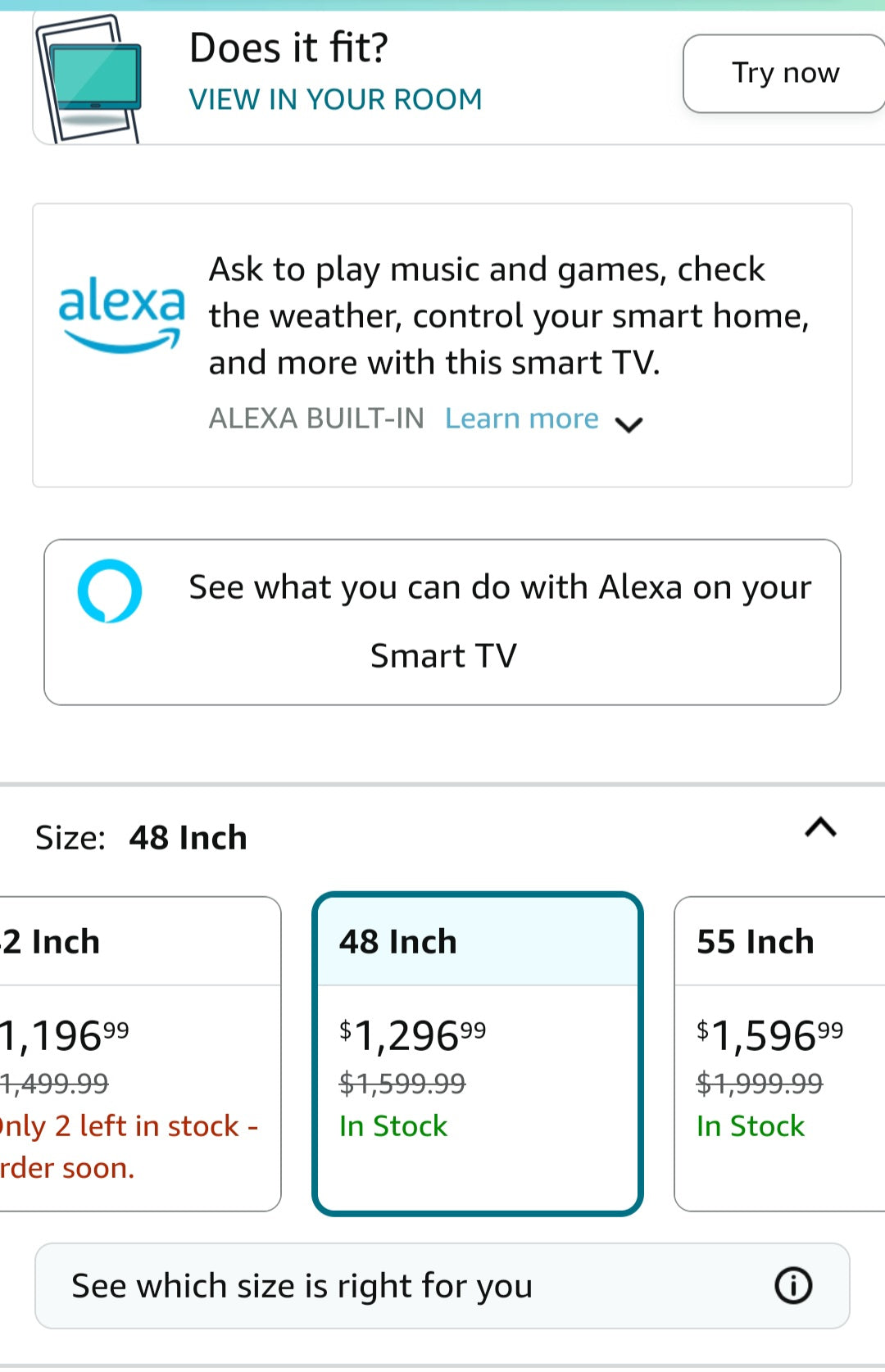 LG 48-Inch Class OLED evo C4 Series Smart TV 4K Processor Flat Screen with Magic Remote AI-Powered with Alexa Built-in (OLED48C4PUA, 2024)