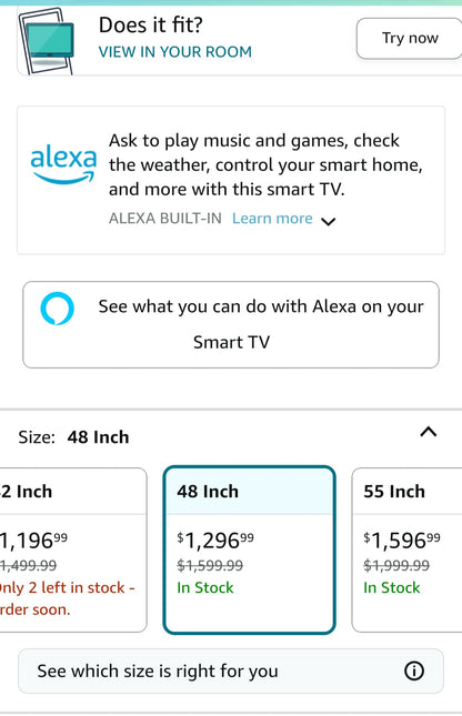 LG 48-Inch Class OLED evo C4 Series Smart TV 4K Processor Flat Screen with Magic Remote AI-Powered with Alexa Built-in (OLED48C4PUA, 2024)