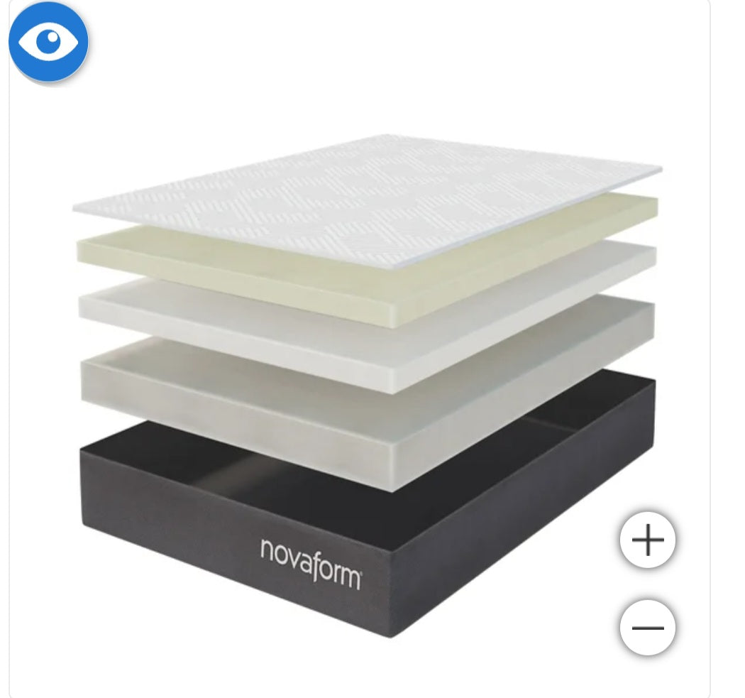 novaform mattress full size 8 inch