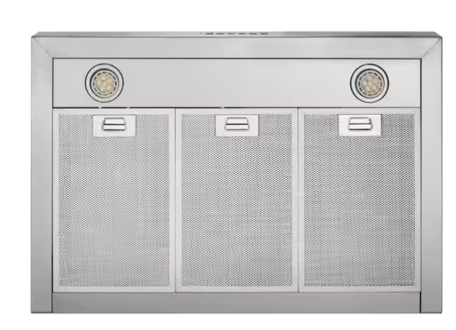 GE Profile 30 in. Wall Mount Range Hood with LED Light in Stainless Steel