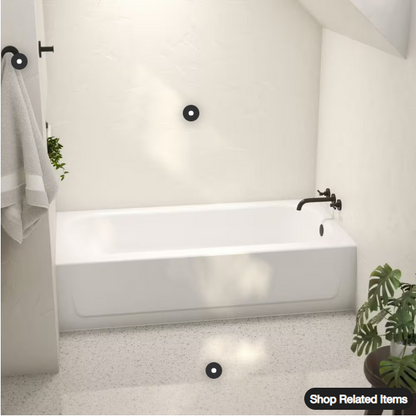 Bootz 14.25 in. H x 30 in. W x 60 in. L Bathtub