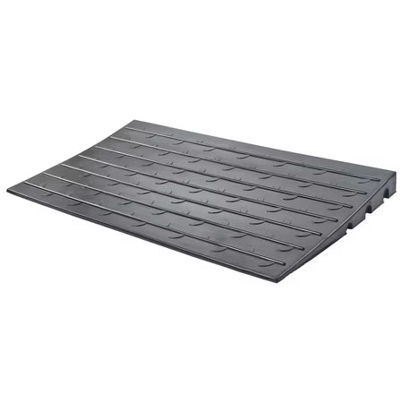 Silver Spring 2.5" Riser, Rubber Ramp, Black