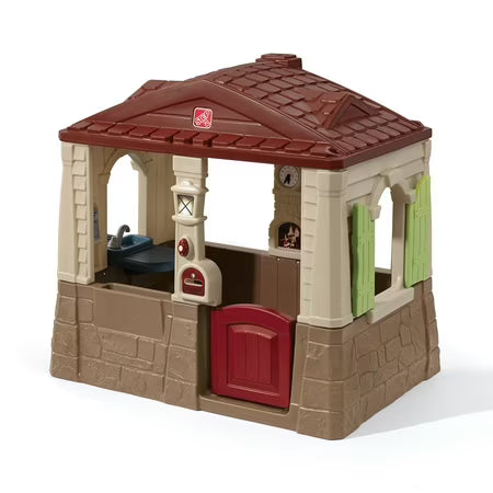 Step2 Neat & Tidy Cottage II Brown Playhouse