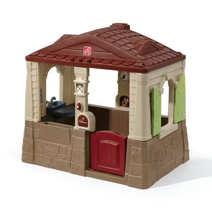 Step2 Neat & Tidy Cottage II Brown Playhouse