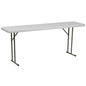 Titan Series Plastic Folding Training Table 72 x 18