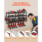 VEVOR Power Tool Organizer Wall Mount, 4-Layer