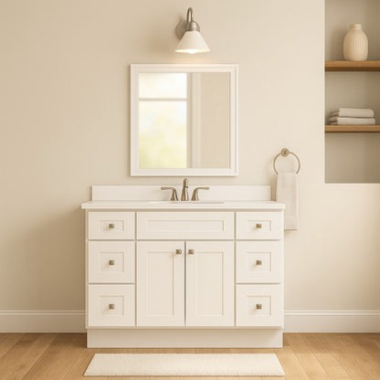 Design House Brookings 48" Bath Vanity, White