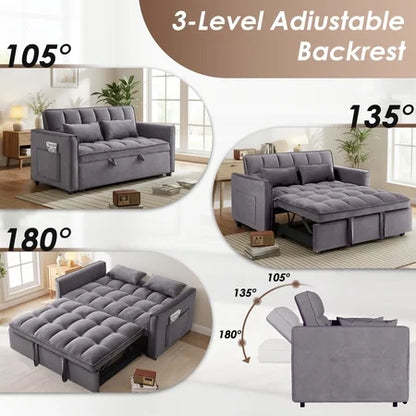 Vinform 54 3-in-1 Convertible Sleeper Sofa Bed
