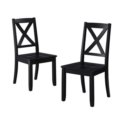 NEW Better Homes & Gardens Maddox Crossing Dining Chairs, Set of 2, Black