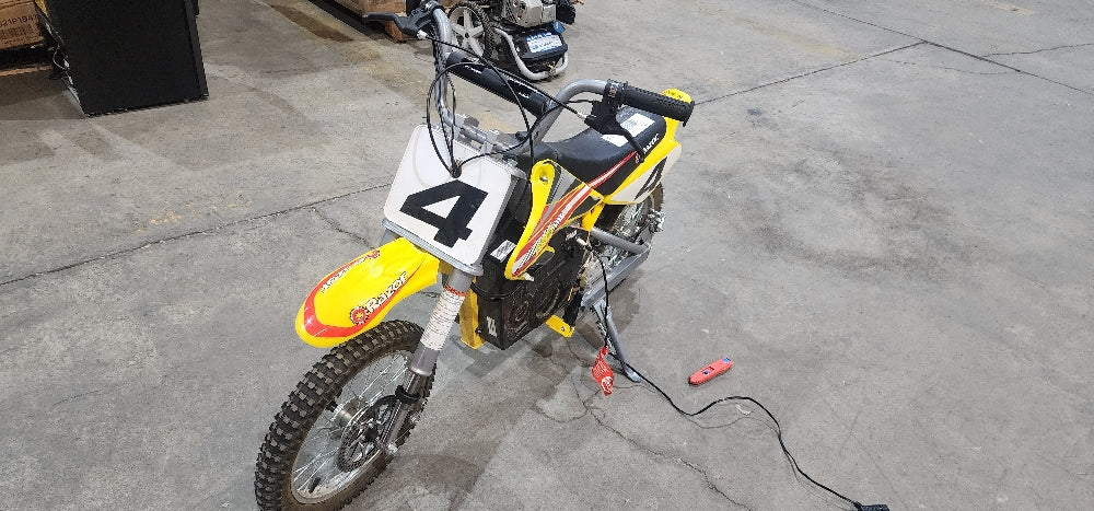 Razor MX650 Dirt Rocket Electric Motocross Off-road Bike - Yellow