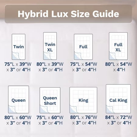 Viscosoft Rescue Hybrid Lux Topper 4" Queen