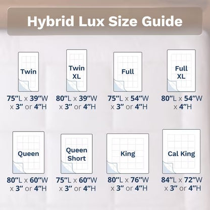 Viscosoft Rescue Hybrid Lux Topper 4" Queen