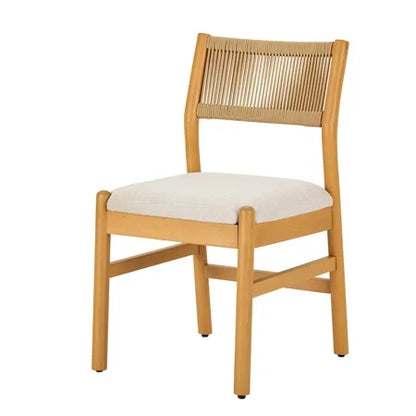 NEW Better Homes & Gardens Lillian Fluted Dining Chairs 2 Pack, Pine and Cream