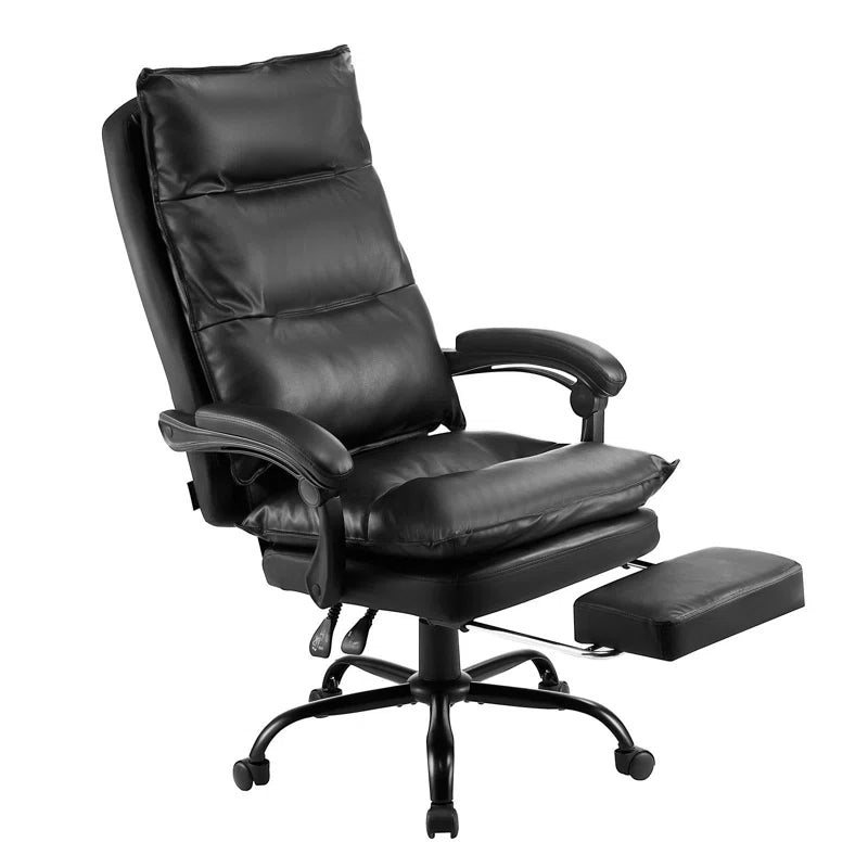 Executive Office Chair with Footrest, 400Lb