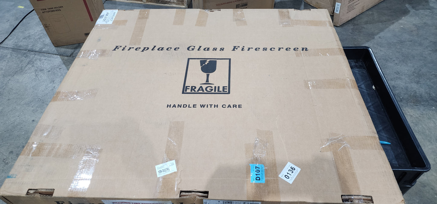 Pleasant Hearth Amherst Fireplace Glass Door