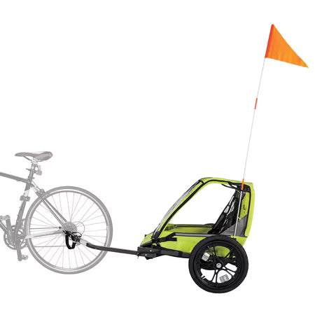 Allen Sports ET2 Two-Wheel Trailer, Hi-Viz
