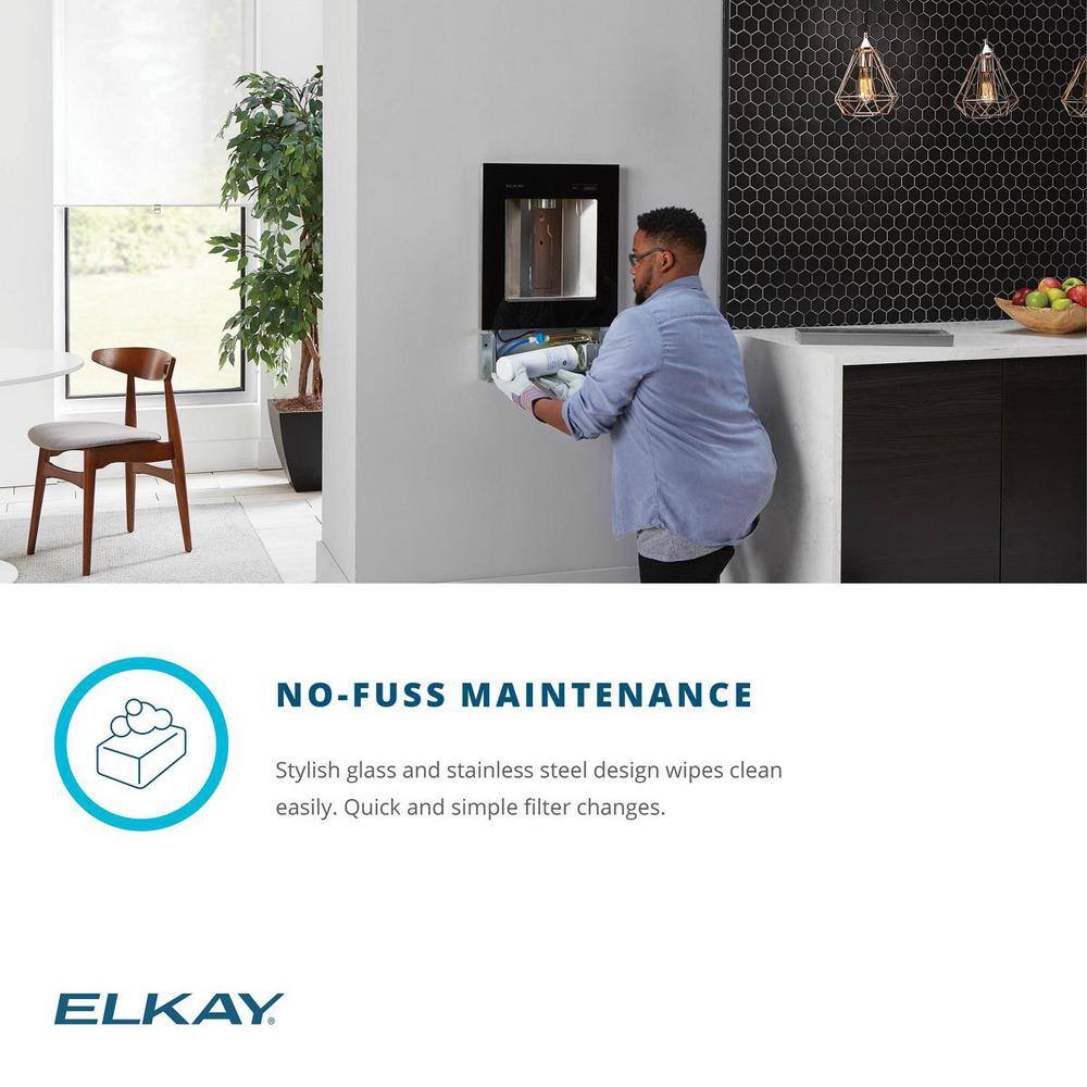 ezH2O Liv Built-in Aspen White Drinking Fountain, Water Dispenser, Non-Refrigerated