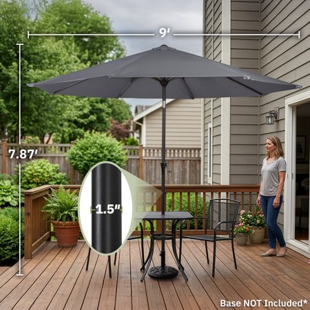 Villacera 9FT Outdoor Patio Umbrella Shade