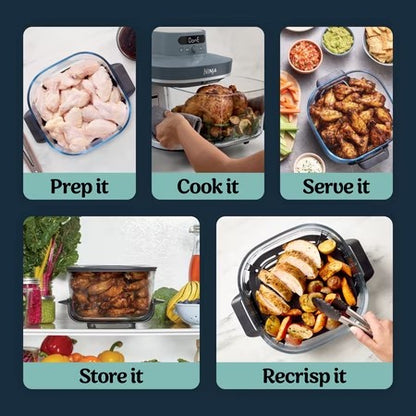 Ninja Crispi Pro Glass Air Fryer 6-Qt & 2.5-Qt