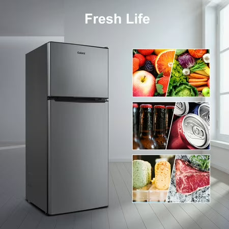 Galanz 4.6 cu ft Stainless Mini Fridge