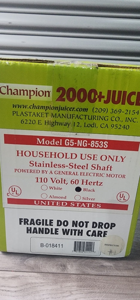 Champion Juicer - Standard Model G5-NG853S