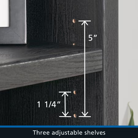 Mainstays Westley 5-Shelf Bookcase with Doors