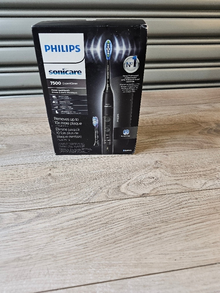 Philips Sonicare ExpertClean 7500 Black, Rechargeable Electric Power Toothbrush, HX9690/05