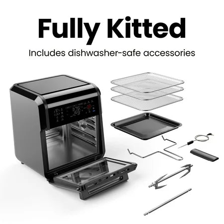 Chefman 12 qt Air Fryer, Black - Auto Shutoff