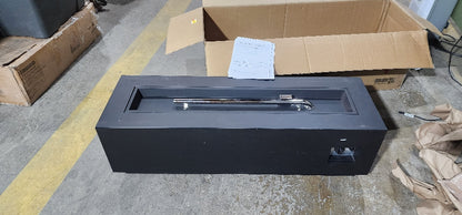 Reign Outdoor Rectangular Iron Gas Fire Pit
