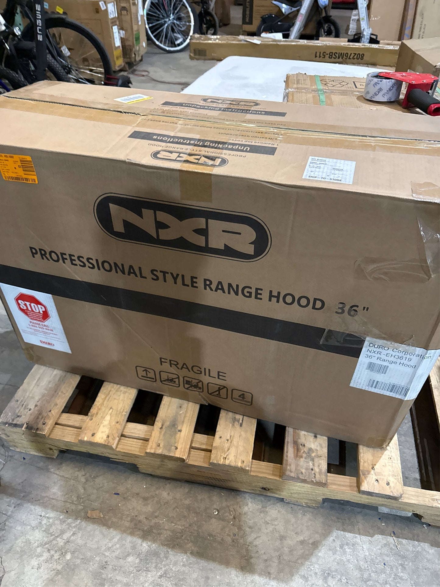 36 in. 800 CFM Stainless Range Hood NXR