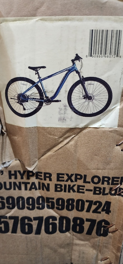 Hyper Bicycle Men’s 29" Explorer MTB, Hardtail