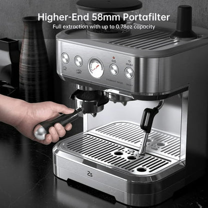 Entcook Espresso Machine 15 Bar 2.5 L Maker