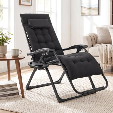 SUGIFT Zero Gravity Chair, Recliner, Black