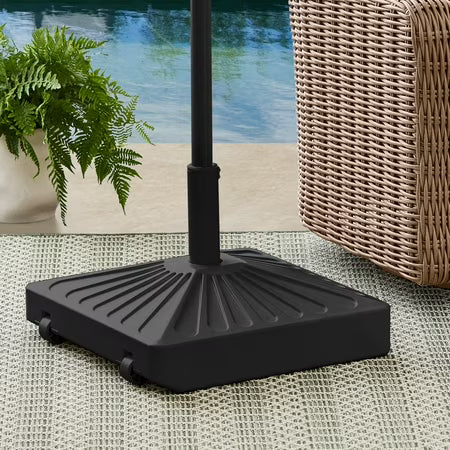 Better Homes & Gardens 50lb Umbrella Base, Black