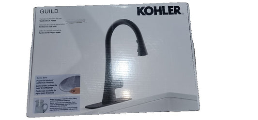 Kohler Guild Pull-down Kitchen Sink Faucet with Three-function Sprayhead