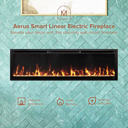 Aerus Slim 60 Wall Fireplace Heater, 5000 BTU
