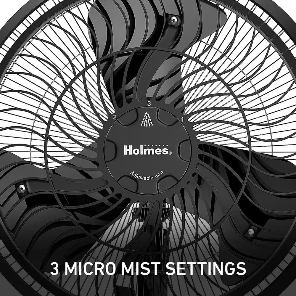 Outdoor 16-in Oscillating Misting Stand Fan