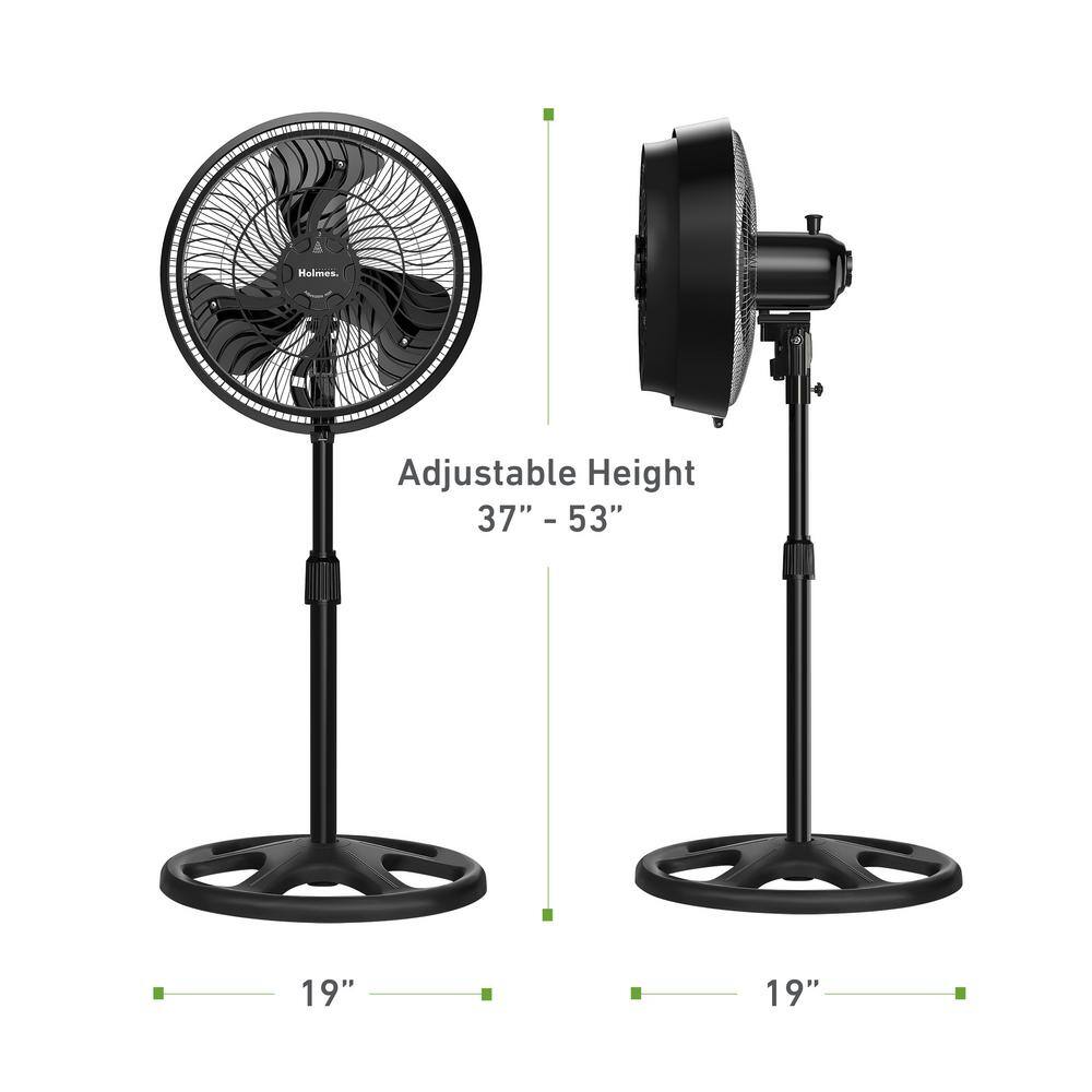 Outdoor 16-in Oscillating Misting Stand Fan