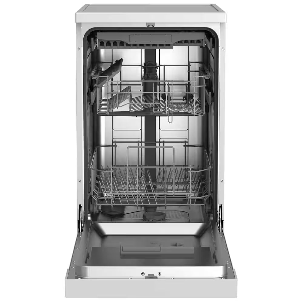 18 in. Black Stainless Steel Front Control Digital Built-In Dishwasher with 3-Stage Filtration, 6 Smart Wash Programs