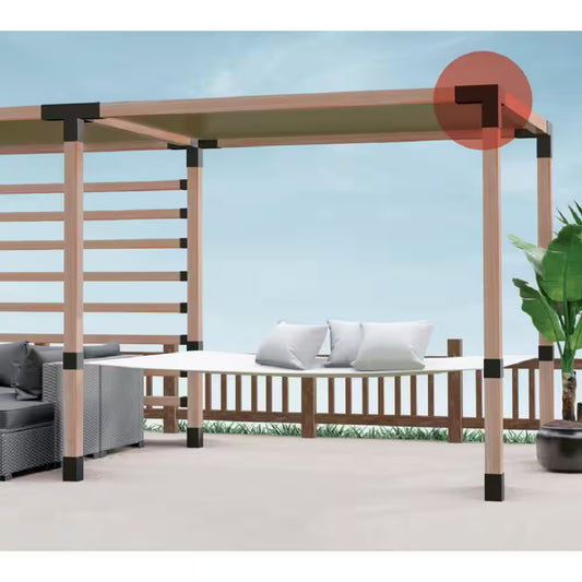 LINX 4 in. TriFit Corner Bracket for 4x4 Posts