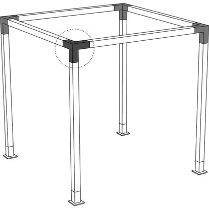 LINX 4 in. TriFit Corner Bracket for 4x4 Posts