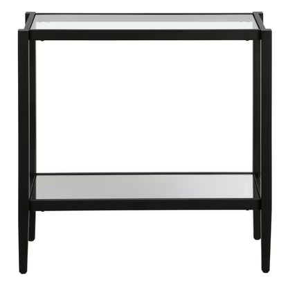 Hera 24 in. Blackened Bronze Side Table