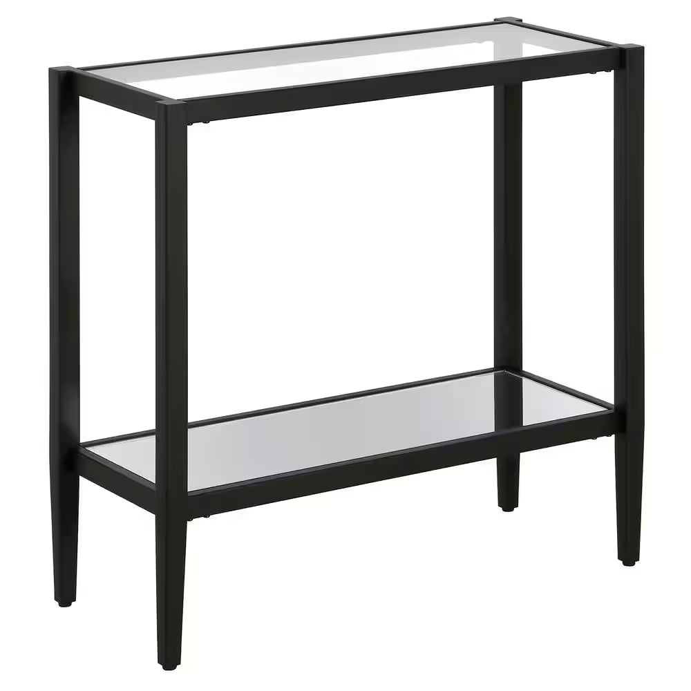 Hera 24 in. Blackened Bronze Side Table