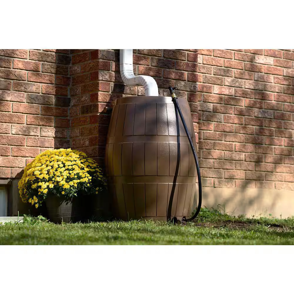 Rain Catcher 50 Gal. Brown RC 4000 Rain Barrel