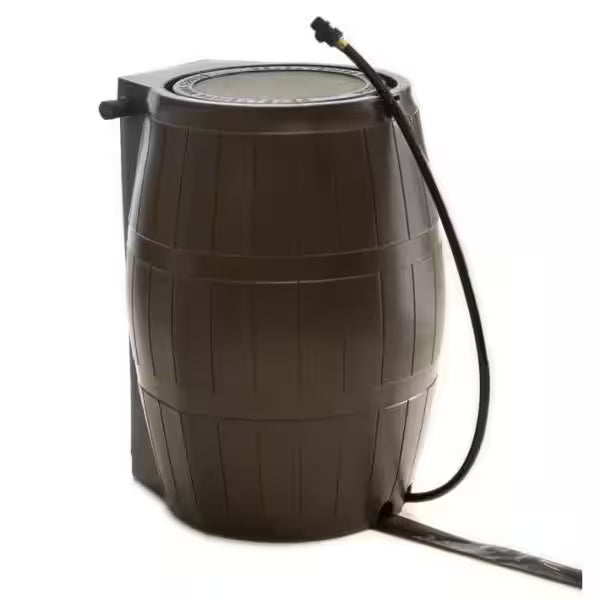 Rain Catcher 50 Gal. Brown RC 4000 Rain Barrel