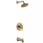 Dorind Brushed Gold 1-Handle 1-Spray Bath Faucet