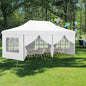 NEW GVDV 10' x 20' Pop up Canopy Tent Party Tent Outdoor Event Instant Tent Gazebo with Removable Sidewalls and Carry Bag, White