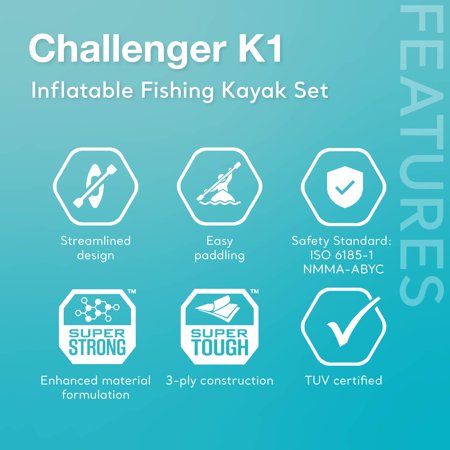 Intex Challenger K1 Kayak Set + Pump Kit