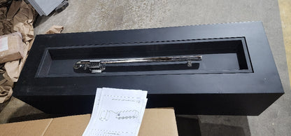 Reign Outdoor Rectangular Iron Gas Fire Pit