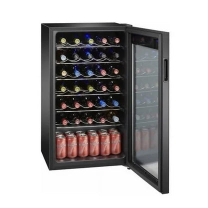 Arctic King Premium 34-Bottle Wine Cooler, Glass